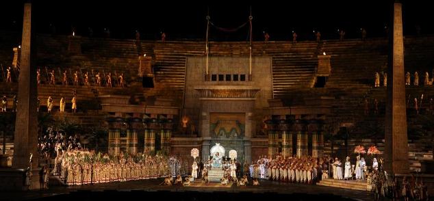 Operatur til Verona. Aida og Carmina Burana. 8.-11. august 2014